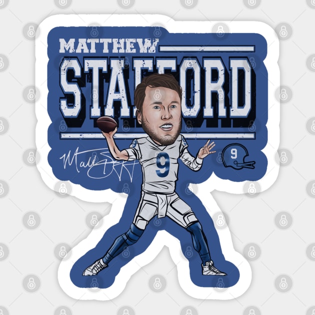 Matthew Stafford Los Angeles R Cartoon Sticker by Buya_Hamkac